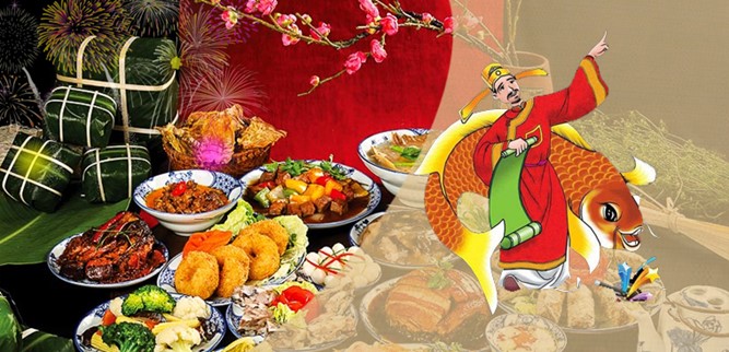 Vietnamese people send the kitchen god to heaven on the 23rd day of the twelfth lunar month